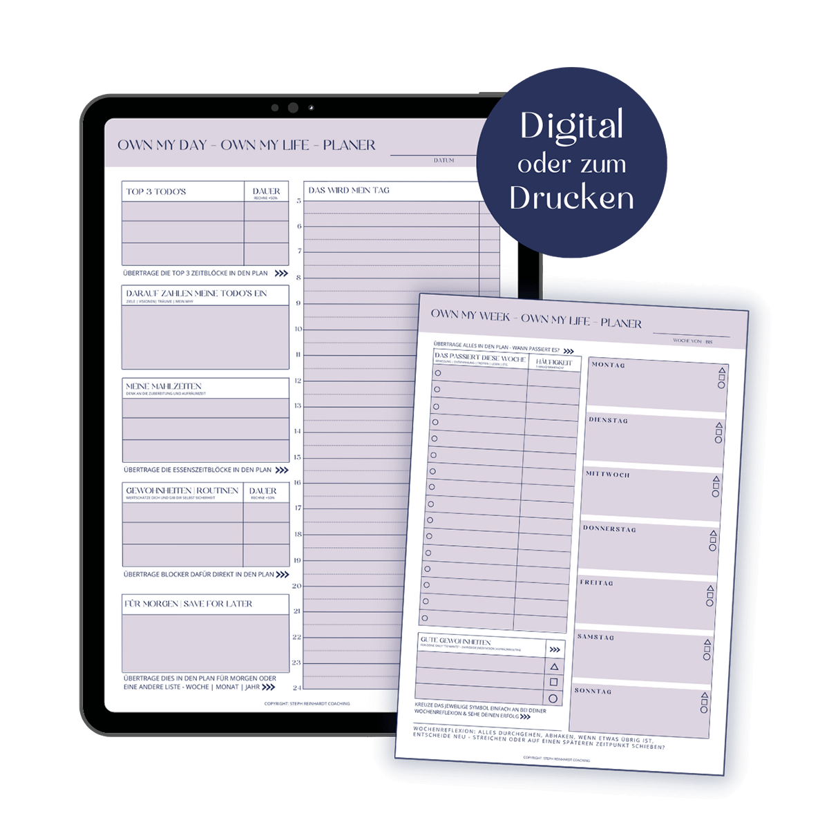 Umsetzungsplaner Mockup