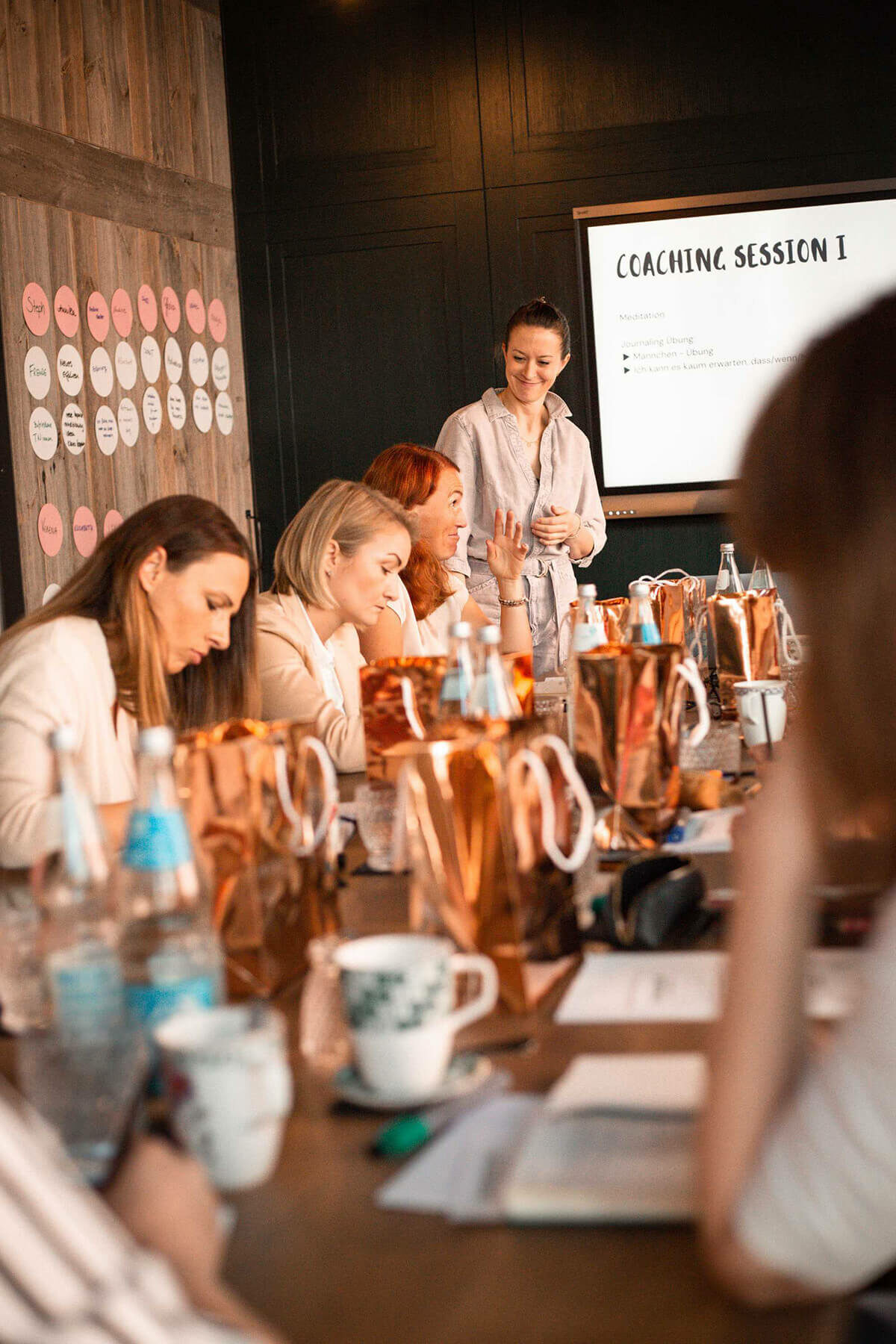 Steph beim VIP-Day als Speakerin