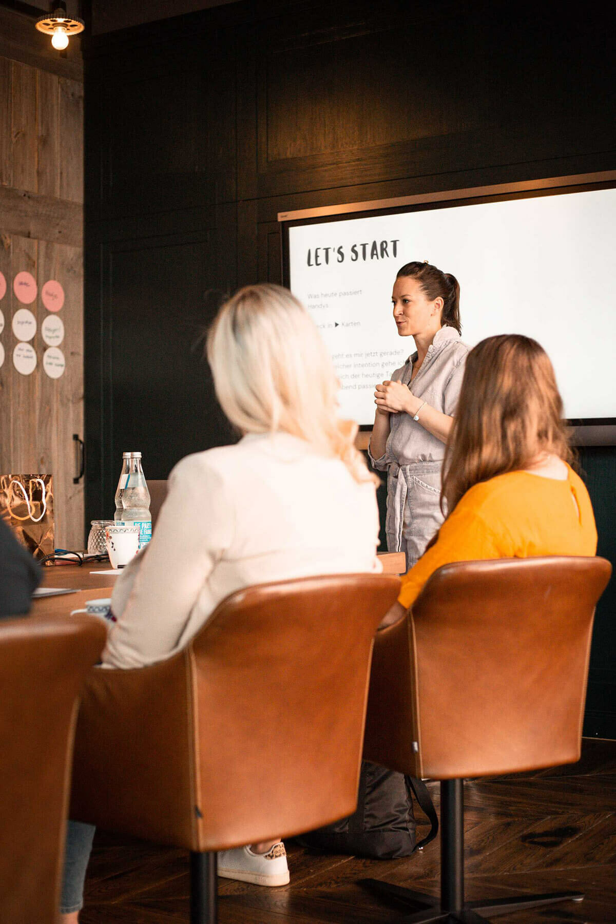 Steph beim VIP-Day als Speakerin
