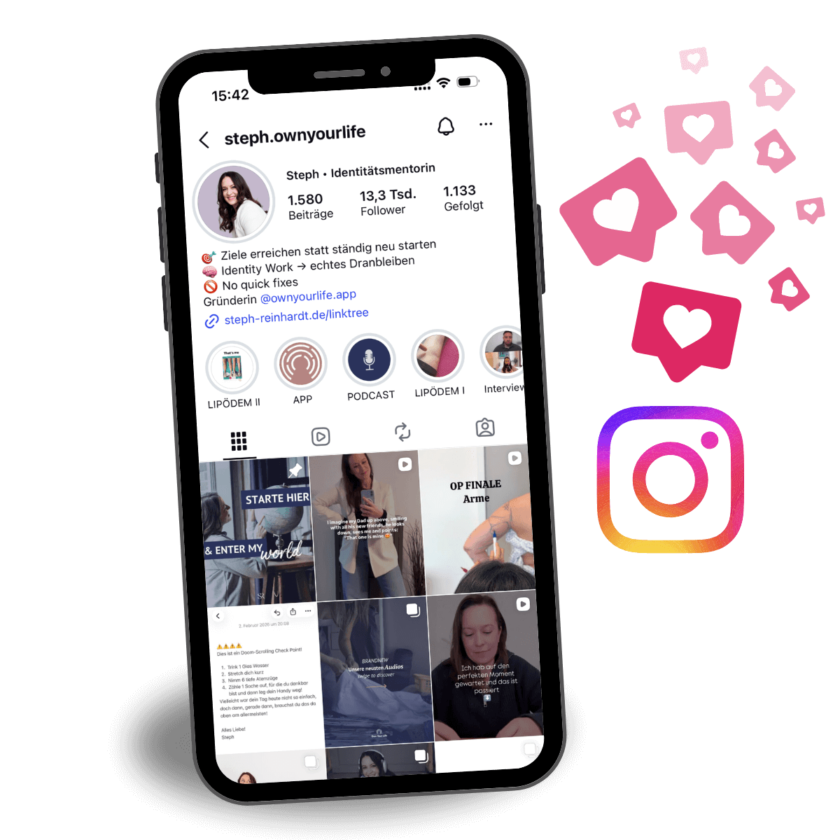 Instagram-Profil @steph.ownyourlife